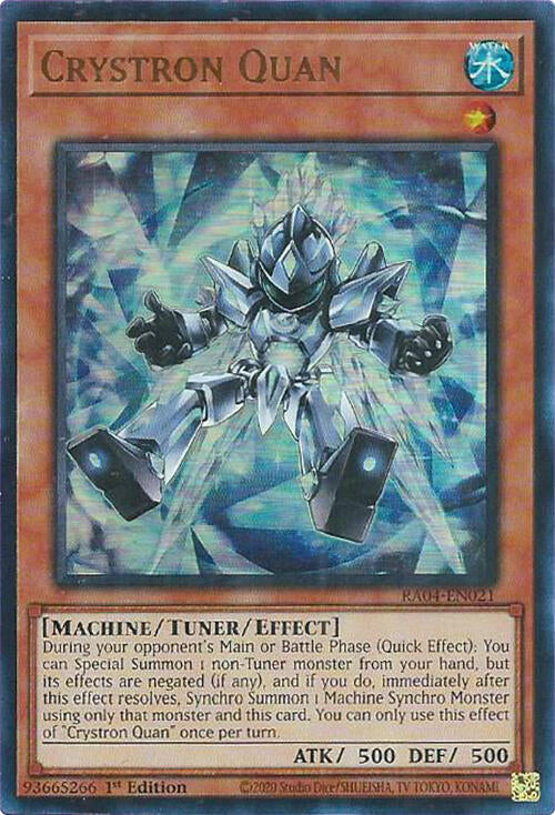 Crystron Quan [RA04-EN021] Ultra Rare | Rock City Comics