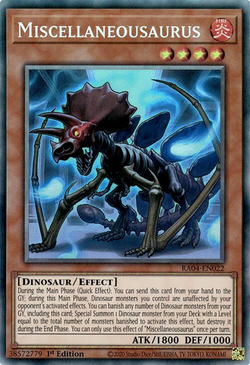 Miscellaneousaurus [RA04-EN022] Prismatic Collector's Rare | Rock City Comics