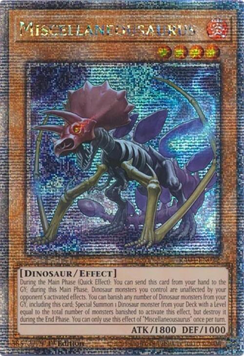 Miscellaneousaurus [RA04-EN022] Quarter Century Secret Rare | Rock City Comics