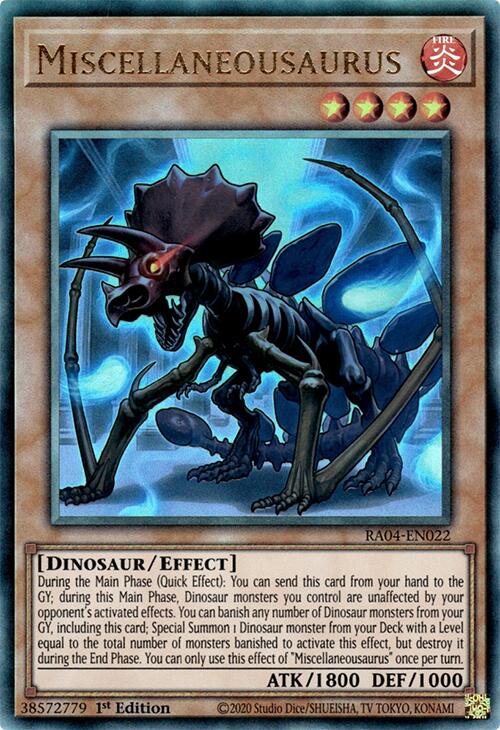 Miscellaneousaurus [RA04-EN022] Prismatic Ultimate Rare | Rock City Comics
