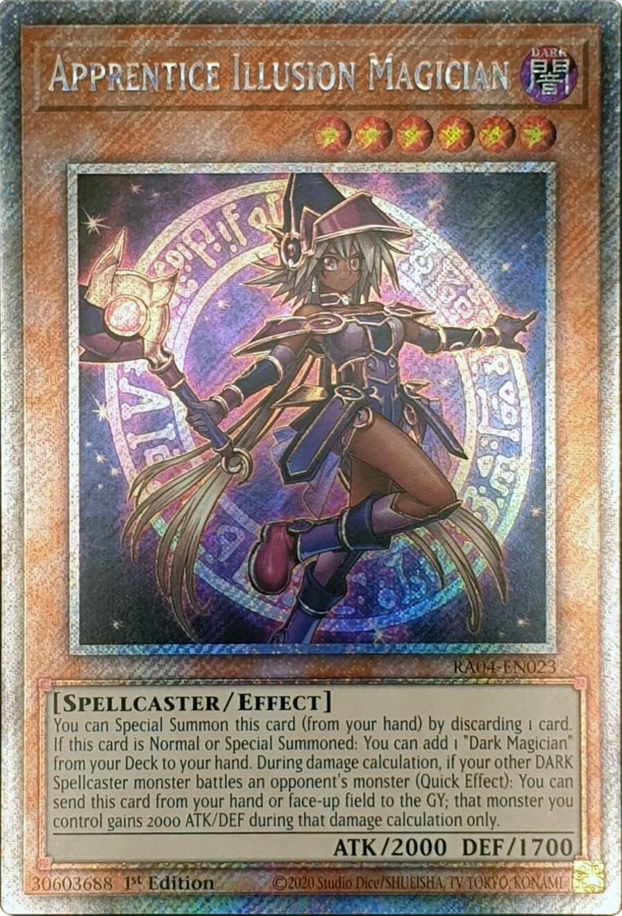 Apprentice Illusion Magician [RA04-EN023] Platinum Secret Rare | Rock City Comics