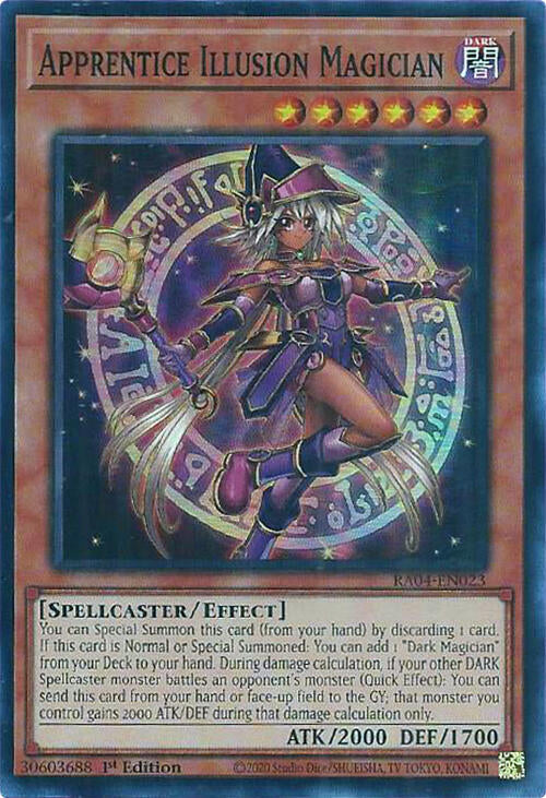Apprentice Illusion Magician [RA04-EN023] Super Rare | Rock City Comics