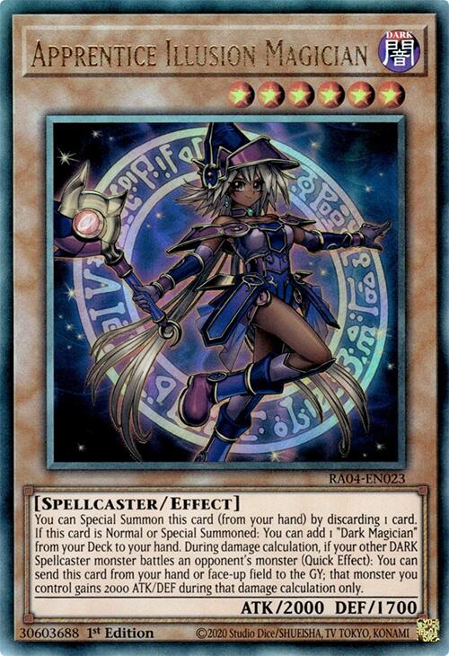 Apprentice Illusion Magician [RA04-EN023] Prismatic Ultimate Rare | Rock City Comics