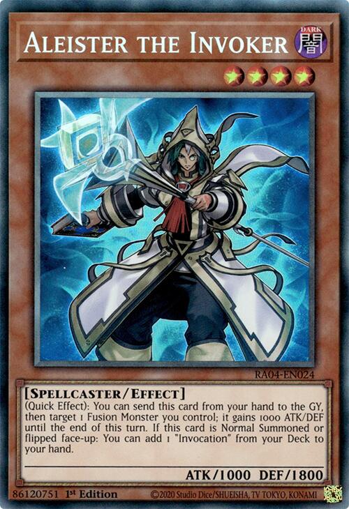 Aleister the Invoker (Alternate Art) [RA04-EN024] Prismatic Collector's Rare | Rock City Comics