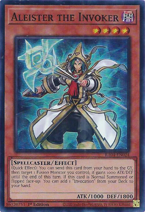 Aleister the Invoker (Alternate Art) [RA04-EN024] Super Rare | Rock City Comics
