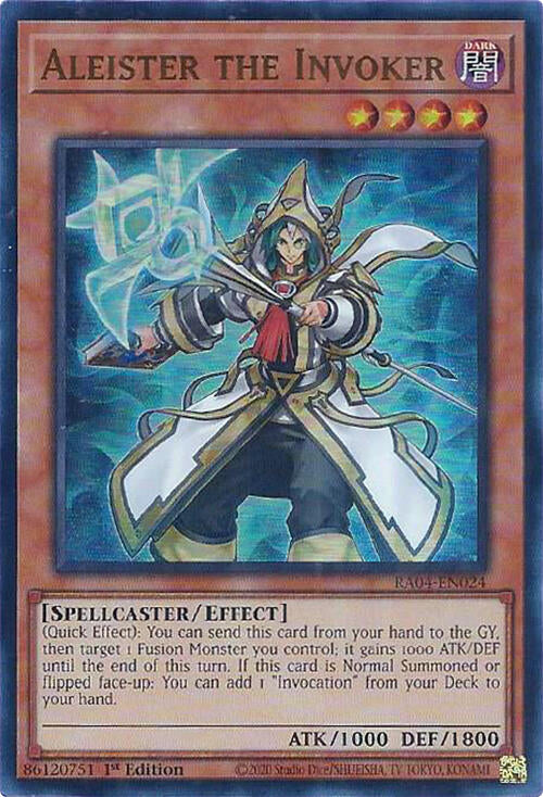 Aleister the Invoker (Alternate Art) [RA04-EN024] Ultra Rare | Rock City Comics