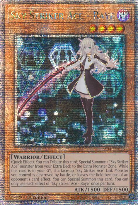 Sky Striker Ace - Raye [RA04-EN026] Quarter Century Secret Rare | Rock City Comics
