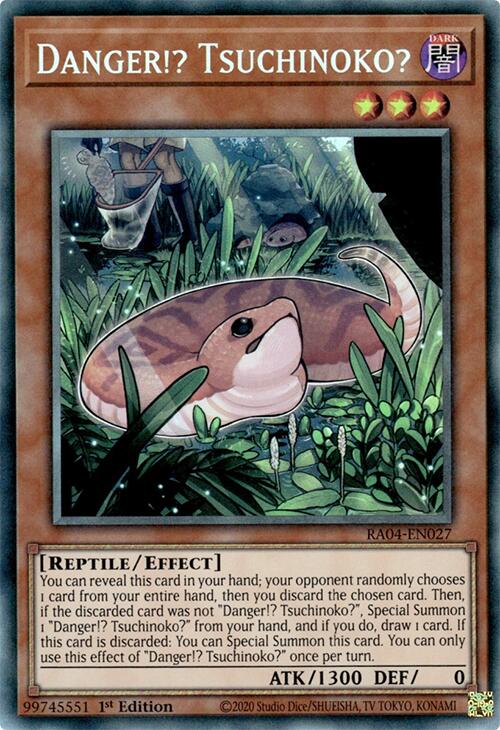 Danger!? Tsuchinoko? [RA04-EN027] Prismatic Collector's Rare | Rock City Comics