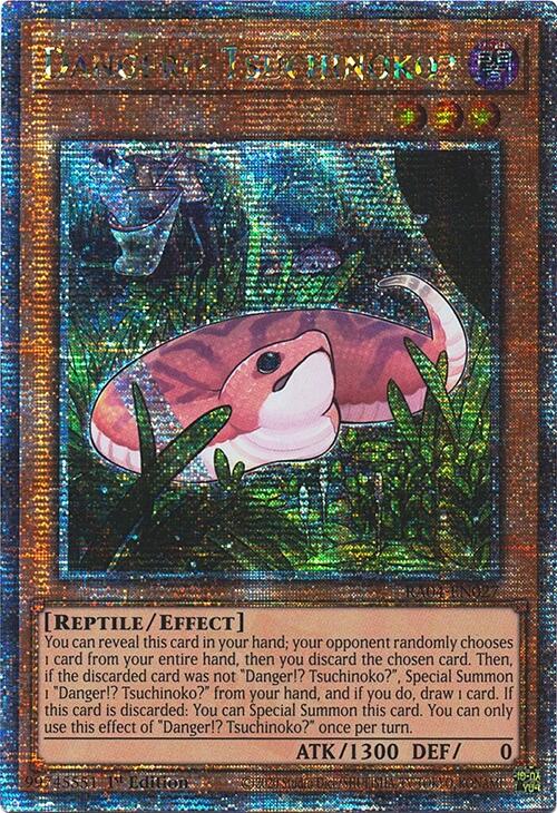 Danger!? Tsuchinoko? [RA04-EN027] Quarter Century Secret Rare | Rock City Comics