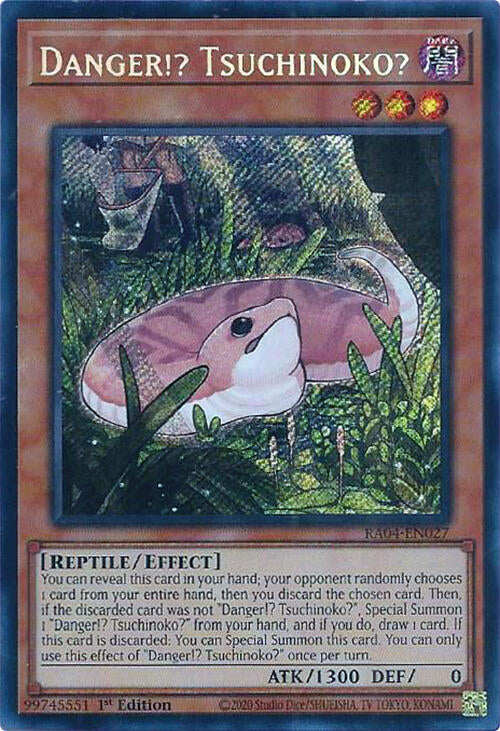 Danger!? Tsuchinoko? [RA04-EN027] Secret Rare | Rock City Comics