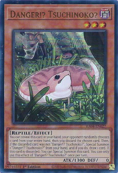Danger!? Tsuchinoko? [RA04-EN027] Ultra Rare | Rock City Comics