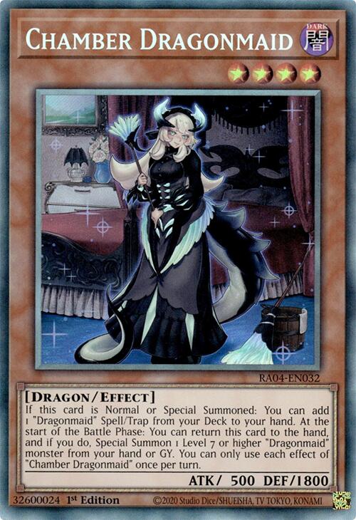 Chamber Dragonmaid [RA04-EN032] Prismatic Collector's Rare | Rock City Comics