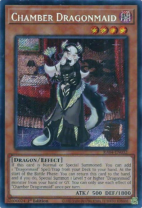 Chamber Dragonmaid [RA04-EN032] Secret Rare | Rock City Comics