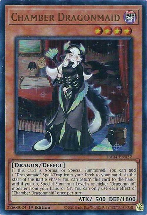 Chamber Dragonmaid [RA04-EN032] Ultra Rare | Rock City Comics