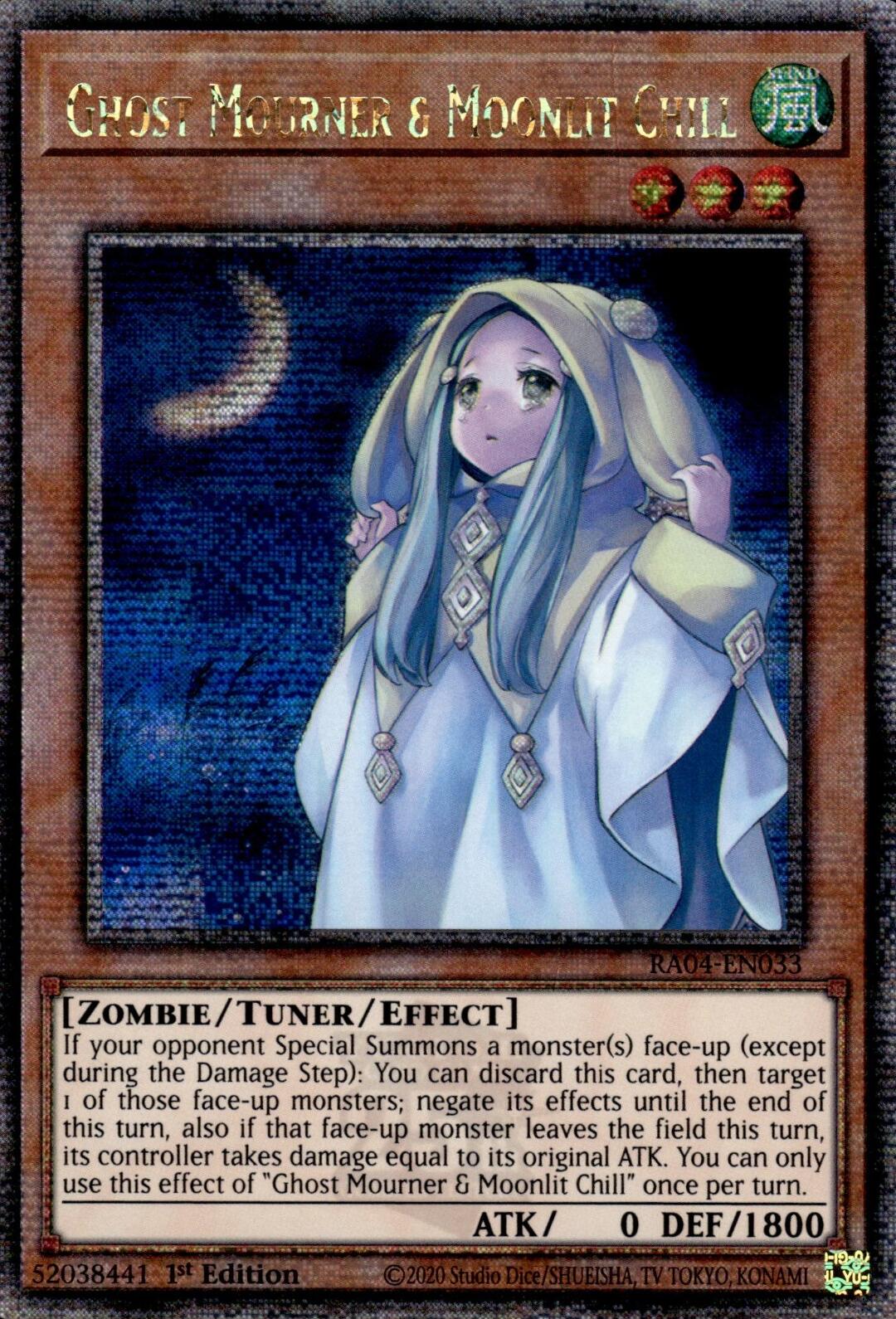 Ghost Mourner & Moonlit Chill [RA04-EN033] Quarter Century Secret Rare | Rock City Comics