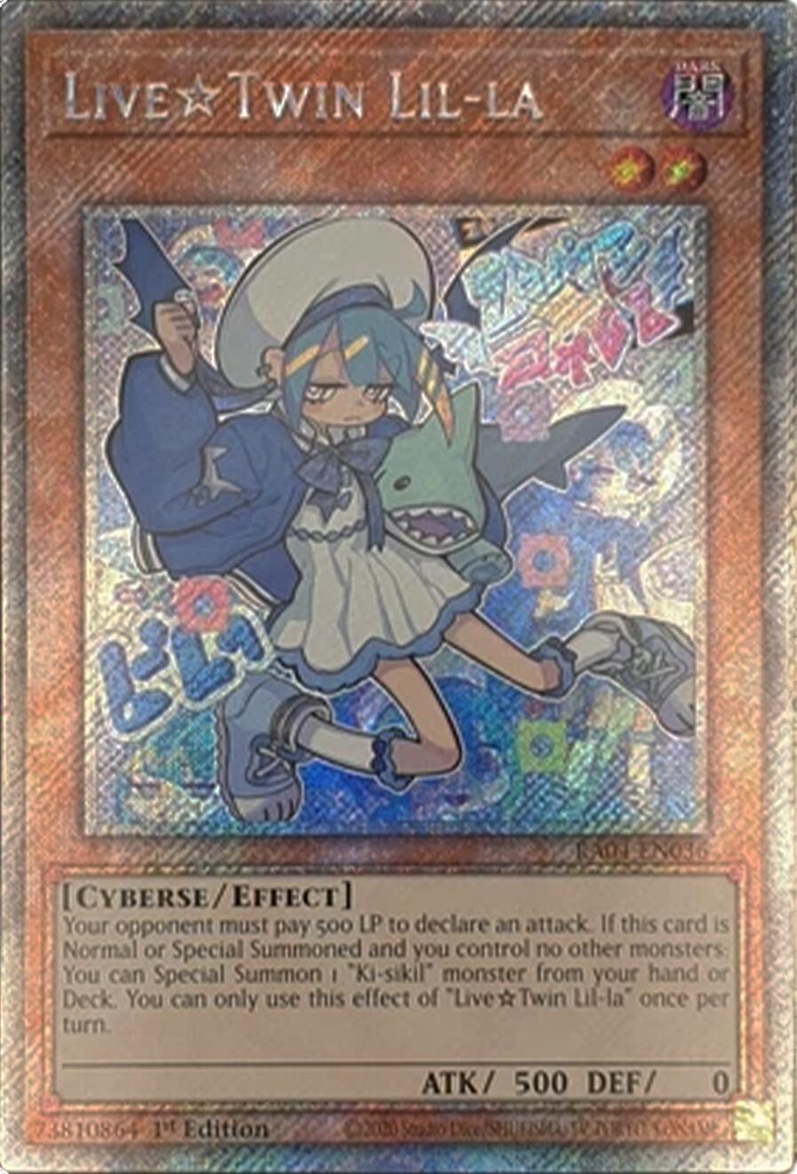 LiveTwin Lil-la [RA04-EN036] Platinum Secret Rare | Rock City Comics