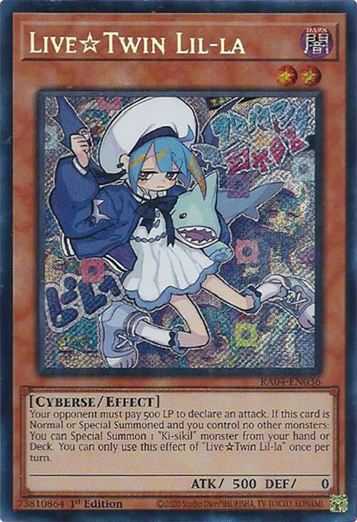 LiveTwin Lil-la [RA04-EN036] Secret Rare | Rock City Comics