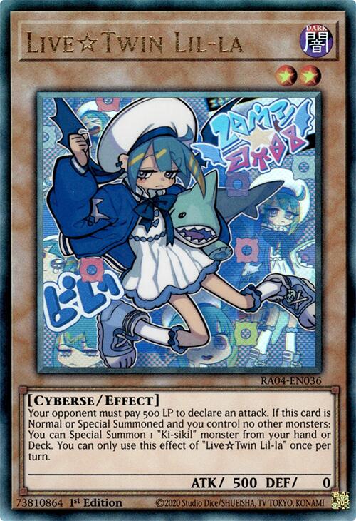 LiveTwin Lil-la [RA04-EN036] Prismatic Ultimate Rare | Rock City Comics