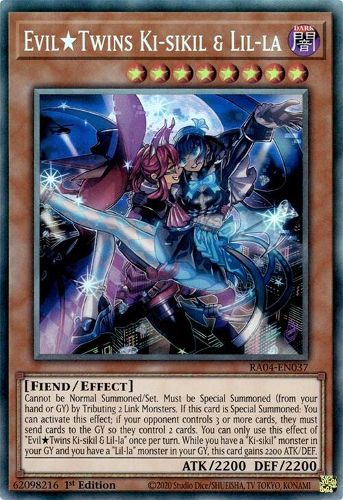 EvilTwins Ki-sikil & Lil-la [RA04-EN037] Prismatic Collector's Rare | Rock City Comics
