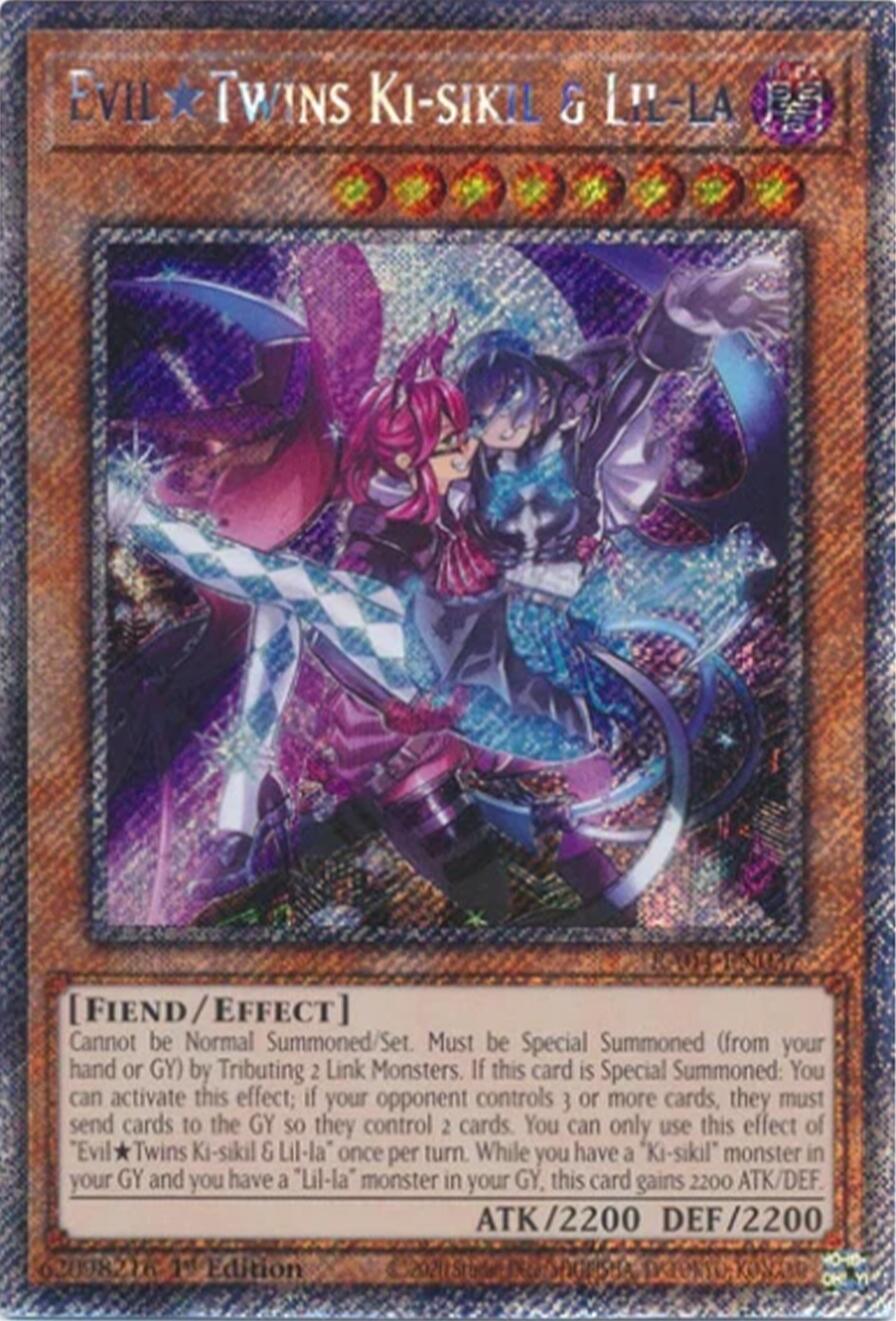EvilTwins Ki-sikil & Lil-la [RA04-EN037] Platinum Secret Rare | Rock City Comics