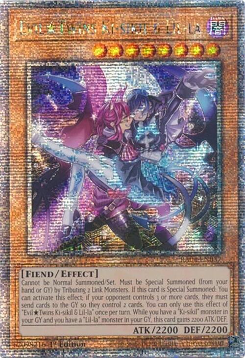 EvilTwins Ki-sikil & Lil-la [RA04-EN037] Quarter Century Secret Rare | Rock City Comics