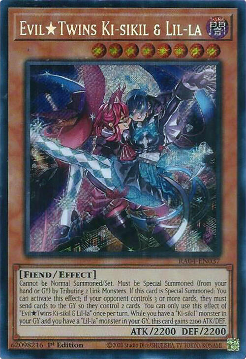 EvilTwins Ki-sikil & Lil-la [RA04-EN037] Secret Rare | Rock City Comics