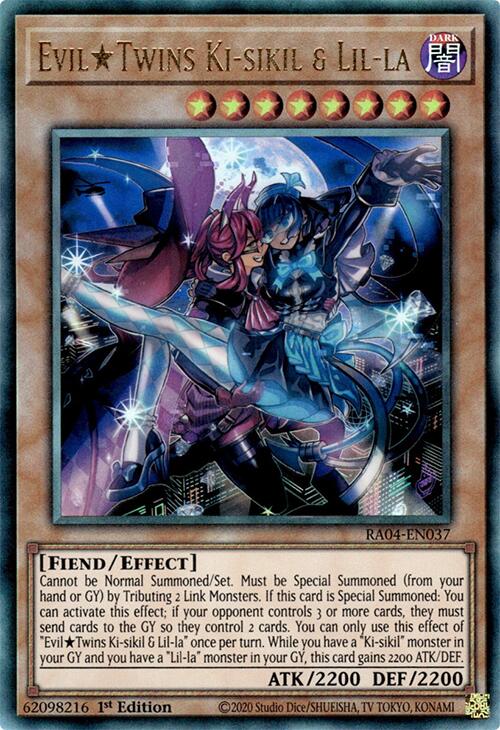 EvilTwins Ki-sikil & Lil-la [RA04-EN037] Prismatic Ultimate Rare | Rock City Comics