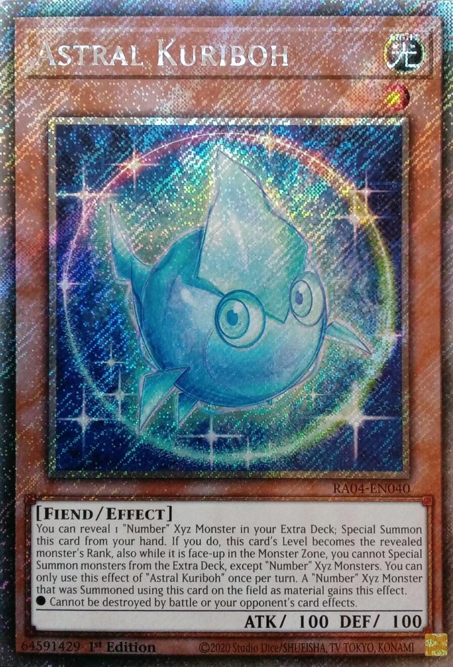 Astral Kuriboh [RA04-EN040] Platinum Secret Rare | Rock City Comics