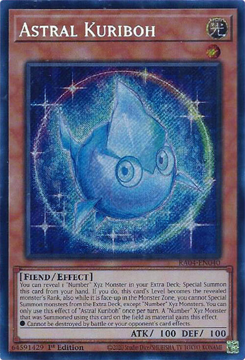 Astral Kuriboh [RA04-EN040] Secret Rare | Rock City Comics