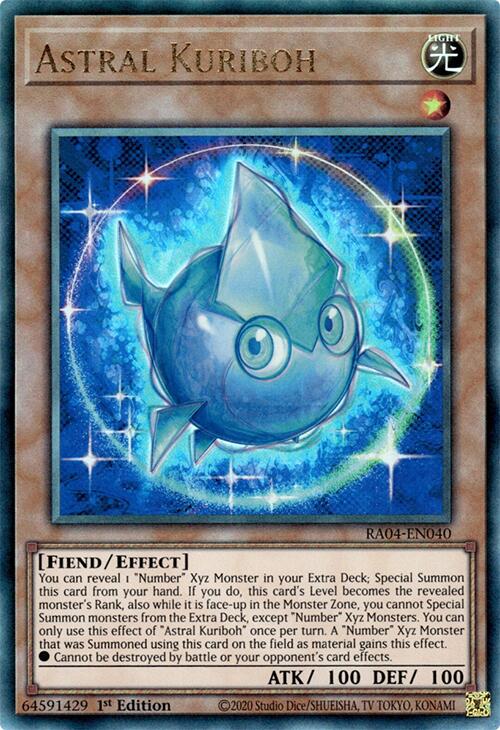 Astral Kuriboh [RA04-EN040] Prismatic Ultimate Rare | Rock City Comics