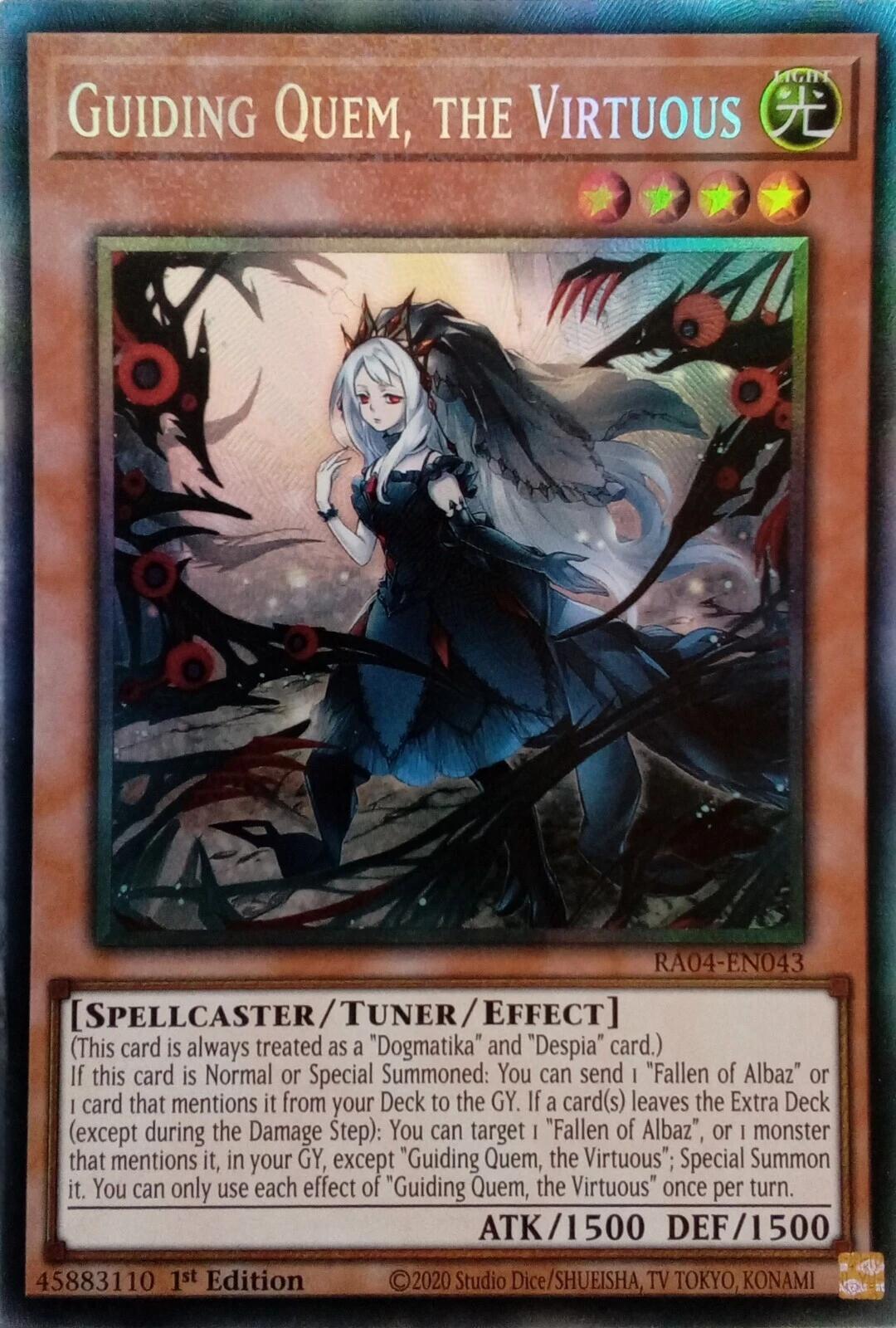 Guiding Quem, the Virtuous [RA04-EN043] Prismatic Collector's Rare | Rock City Comics