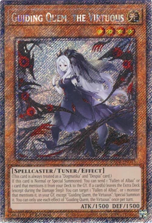 Guiding Quem, the Virtuous [RA04-EN043] Platinum Secret Rare | Rock City Comics