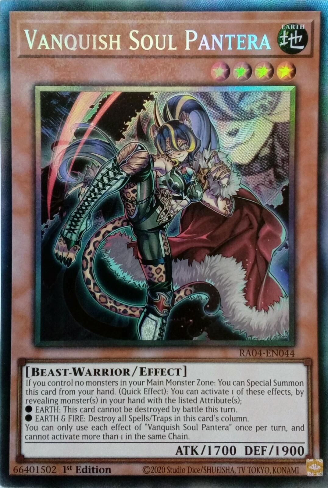 Vanquish Soul Pantera [RA04-EN044] Prismatic Collector's Rare | Rock City Comics