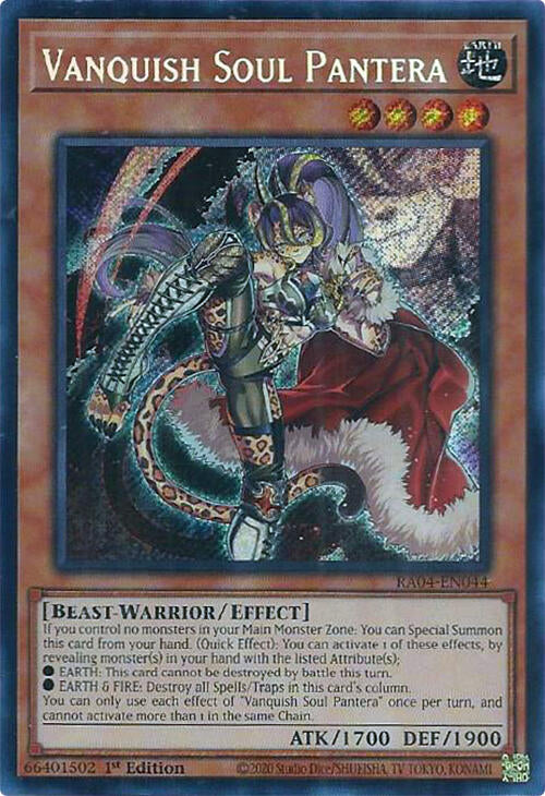 Vanquish Soul Pantera [RA04-EN044] Secret Rare | Rock City Comics