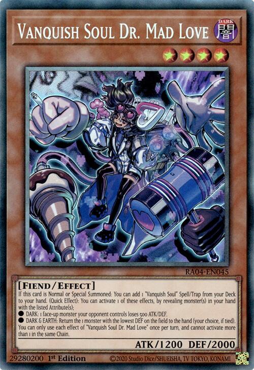Vanquish Soul Dr. Mad Love [RA04-EN045] Prismatic Collector's Rare | Rock City Comics