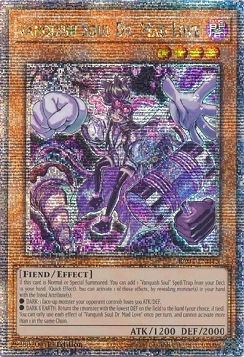 Vanquish Soul Dr. Mad Love [RA04-EN045] Quarter Century Secret Rare | Rock City Comics