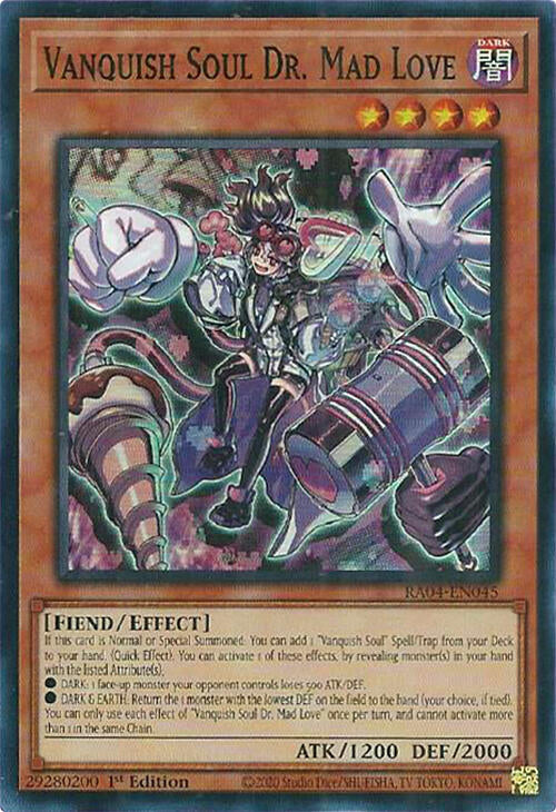 Vanquish Soul Dr. Mad Love [RA04-EN045] Super Rare | Rock City Comics