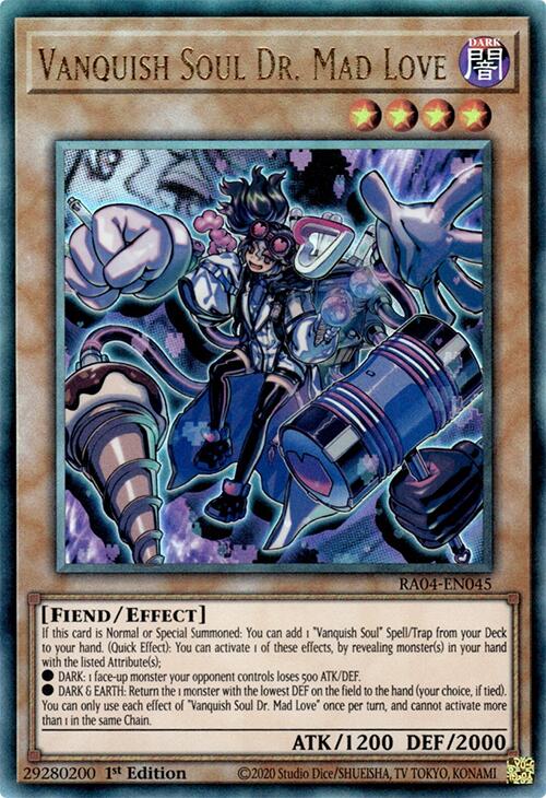 Vanquish Soul Dr. Mad Love [RA04-EN045] Prismatic Ultimate Rare | Rock City Comics