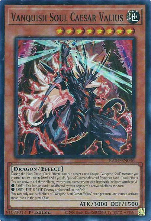 Vanquish Soul Caesar Valius [RA04-EN046] Super Rare | Rock City Comics