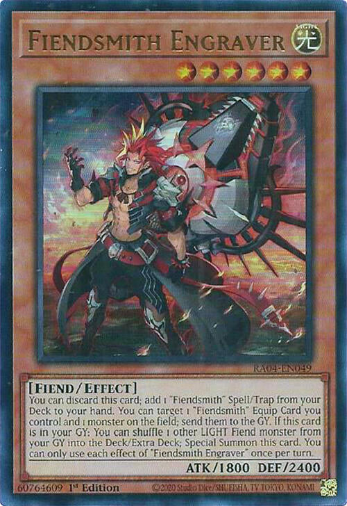 Fiendsmith Engraver [RA04-EN049] Ultra Rare | Rock City Comics