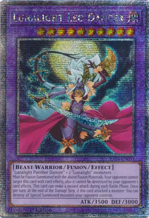 Lunalight Leo Dancer [RA04-EN053] Quarter Century Secret Rare | Rock City Comics