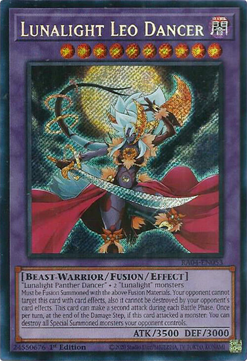 Lunalight Leo Dancer [RA04-EN053] Secret Rare | Rock City Comics