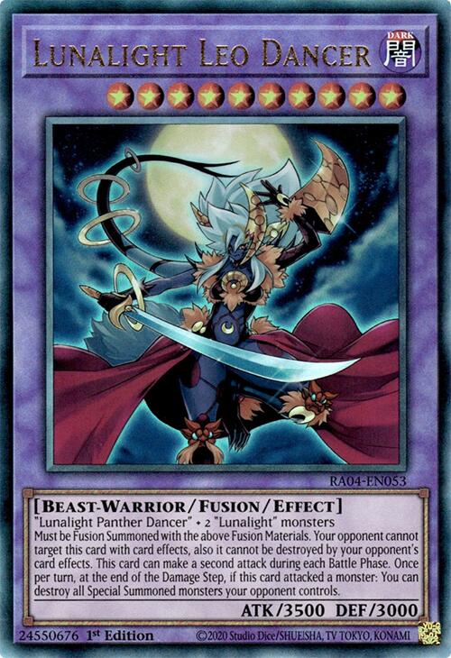 Lunalight Leo Dancer [RA04-EN053] Prismatic Ultimate Rare | Rock City Comics