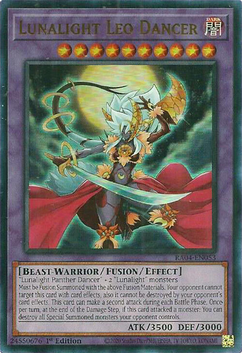 Lunalight Leo Dancer [RA04-EN053] Ultra Rare | Rock City Comics