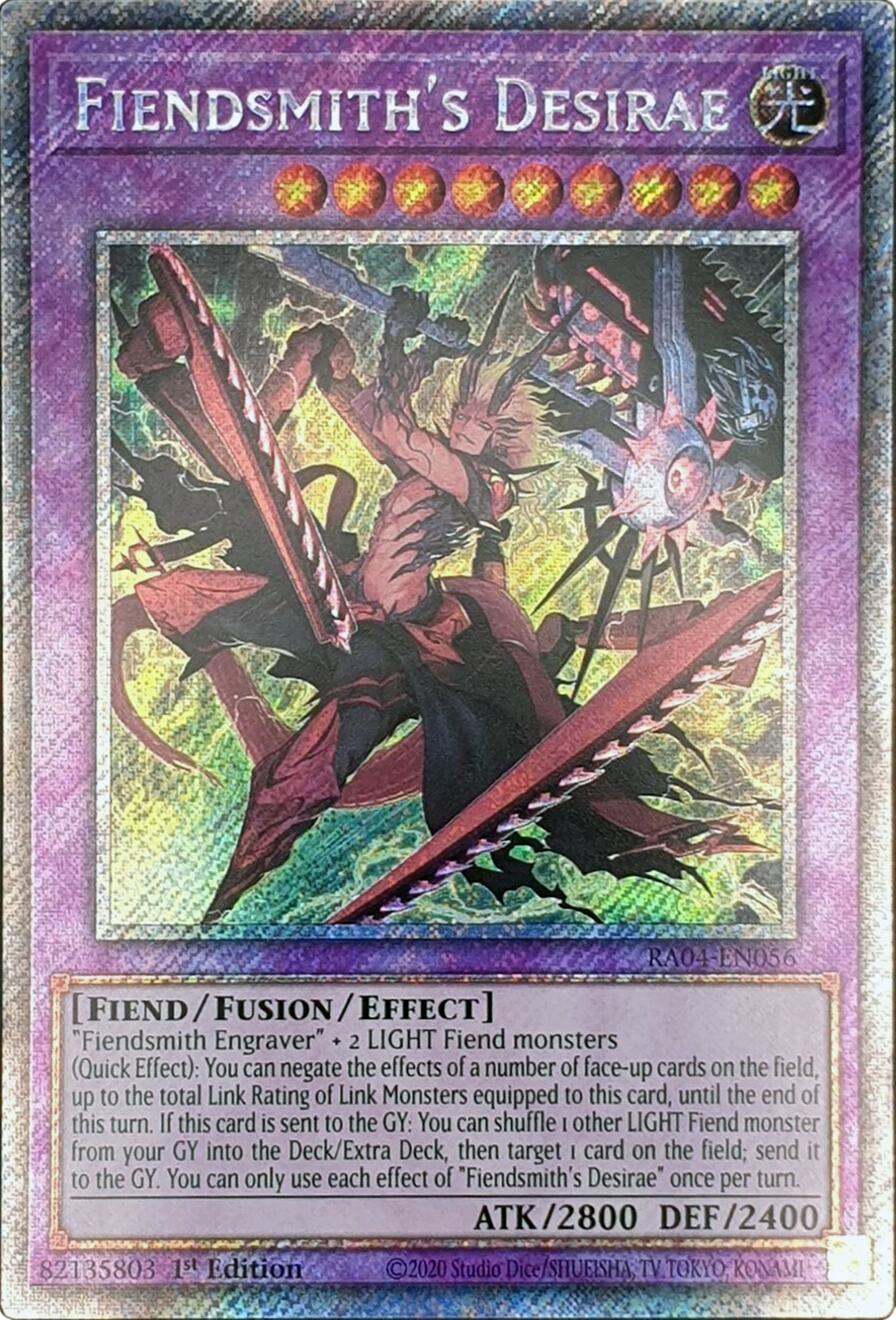 Fiendsmith's Desirae [RA04-EN056] Platinum Secret Rare | Rock City Comics