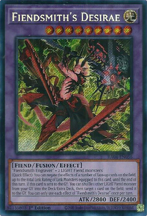 Fiendsmith's Desirae [RA04-EN056] Secret Rare | Rock City Comics