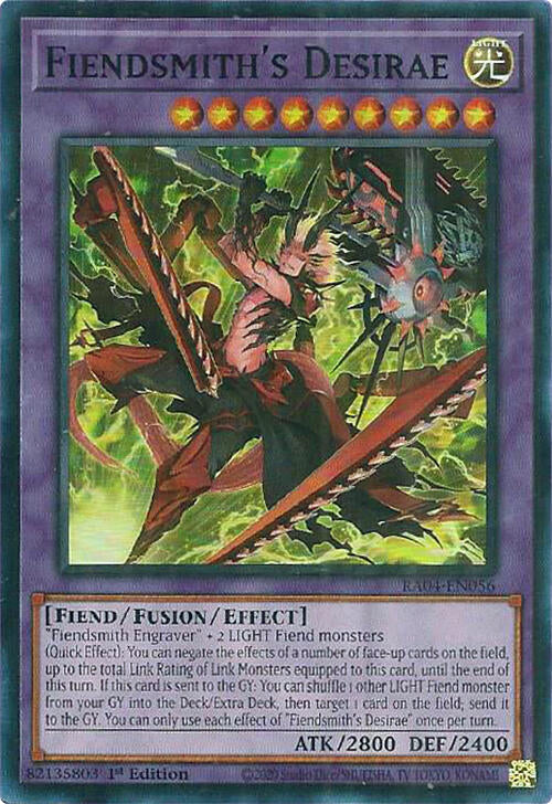 Fiendsmith's Desirae [RA04-EN056] Super Rare | Rock City Comics
