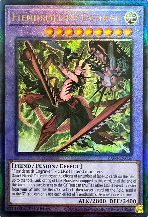 Fiendsmith's Desirae [RA04-EN056] Prismatic Ultimate Rare | Rock City Comics