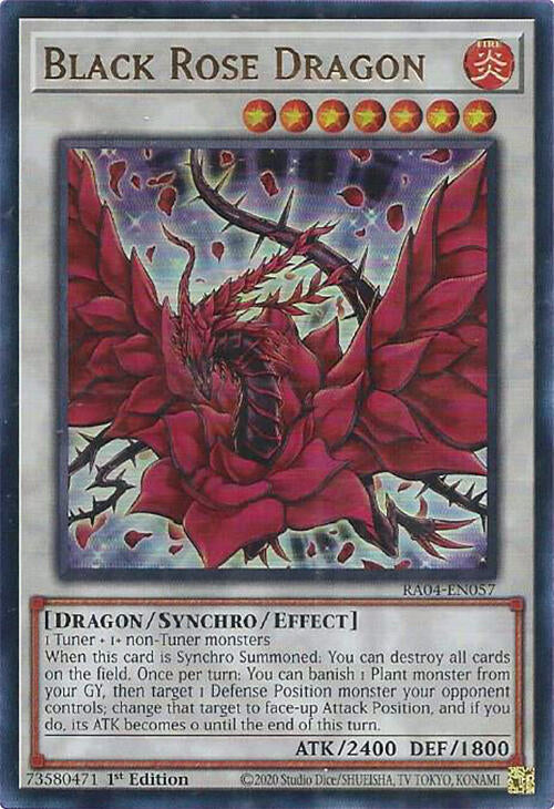 Black Rose Dragon [RA04-EN057] Ultra Rare | Rock City Comics