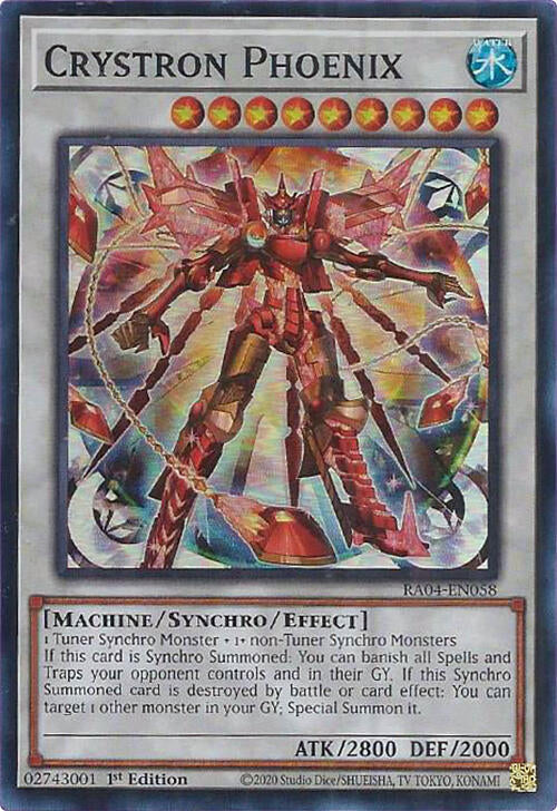 Crystron Phoenix [RA04-EN058] Super Rare | Rock City Comics